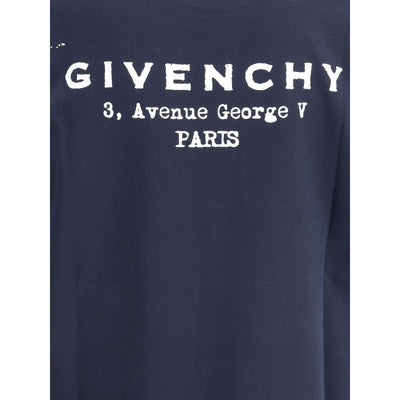 Givenchy Blue Cotton T-Shirt