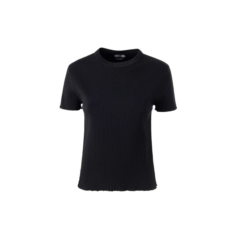 Tom Ford Black Silk T-Shirt - BrandFit 88