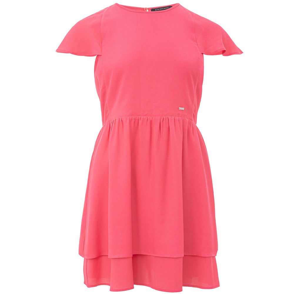 Armani Exchange Fuchsia Viscose Casual Dress - BrandFit 88