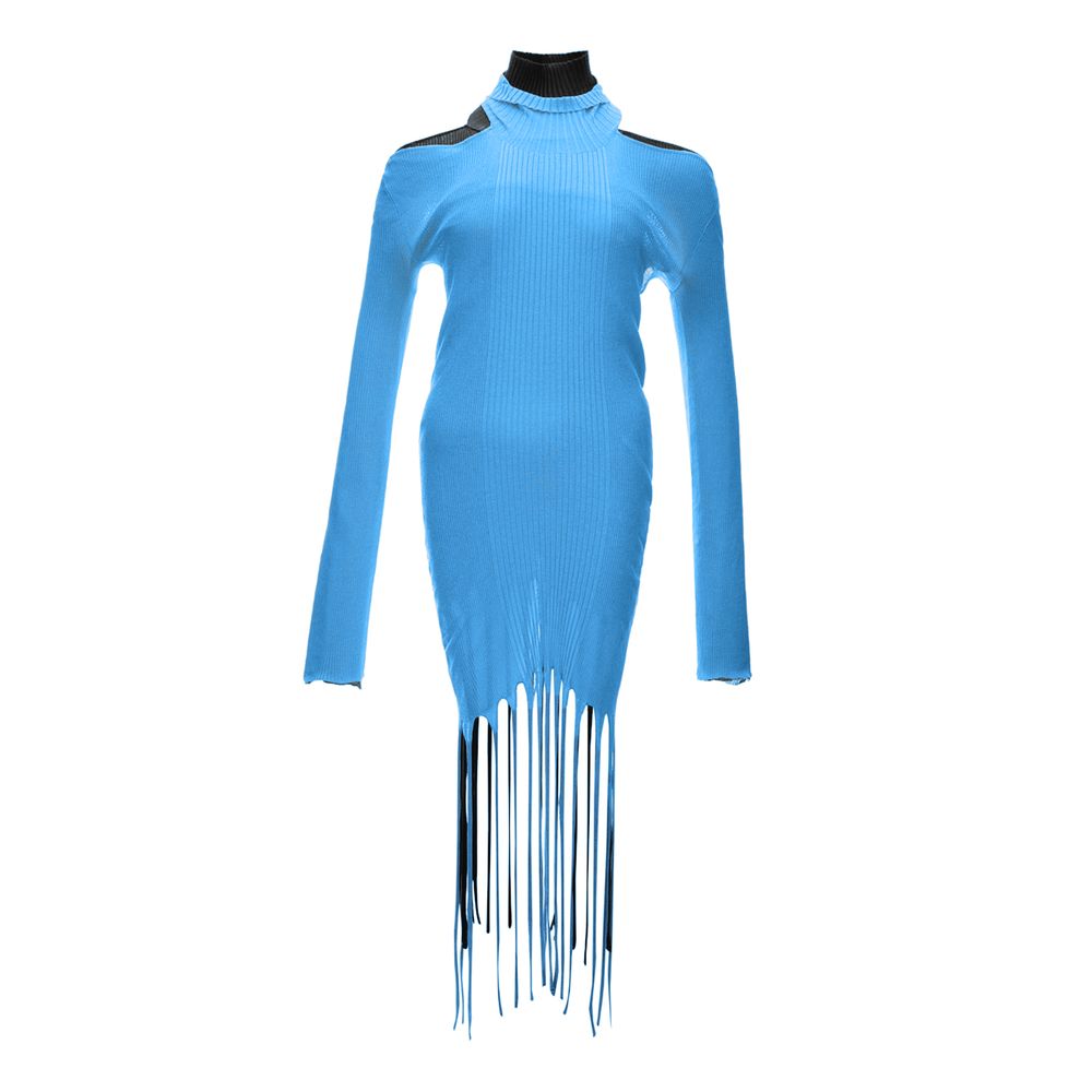 Bottega Veneta Blue Cotton Casual Dress - BrandFit 88