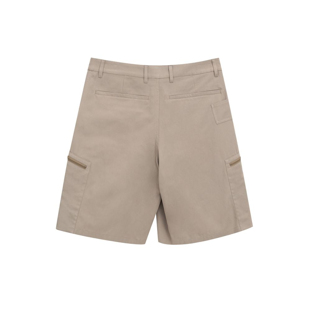 Dior Beige Cotton Cargo Shorts - BrandFit 88