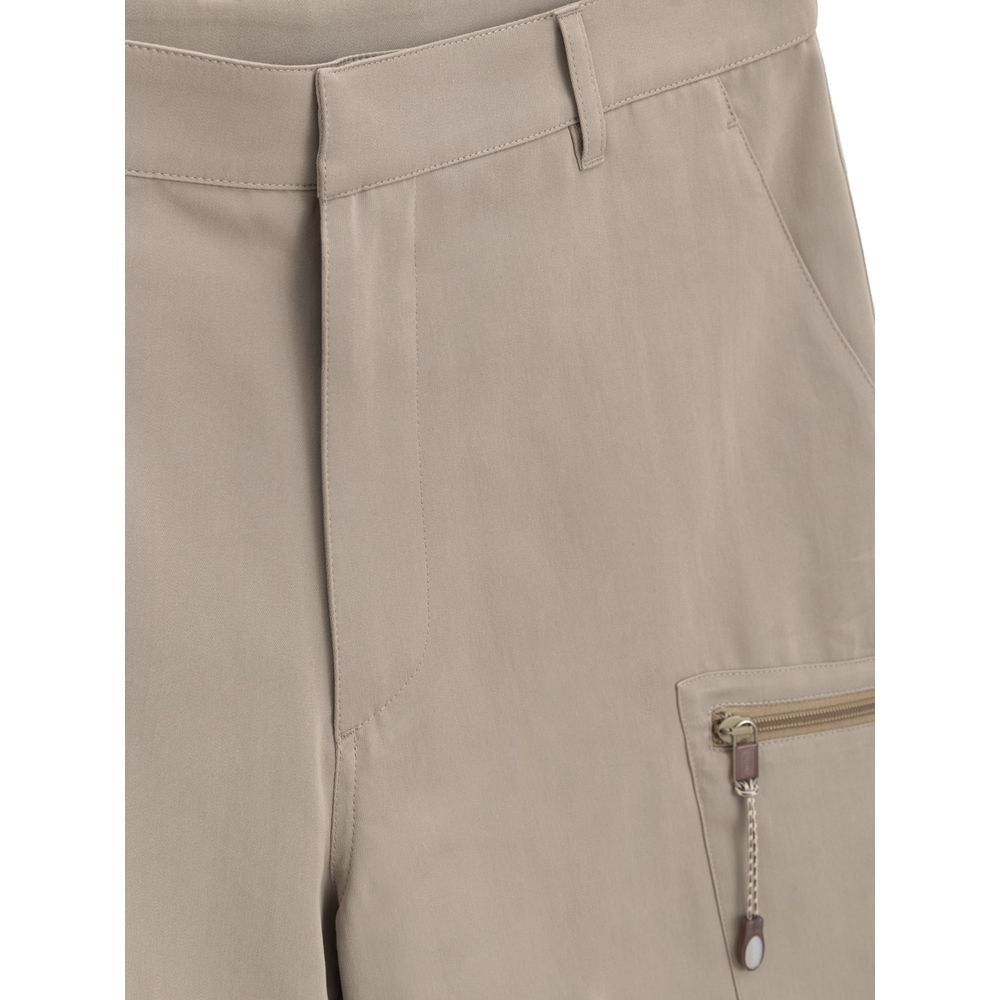 Dior Beige Cotton Cargo Shorts - BrandFit 88