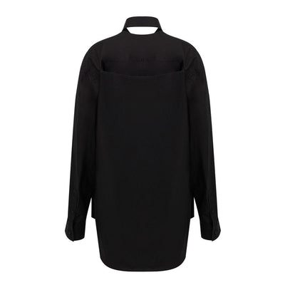 Balenciaga Black Cotton Long