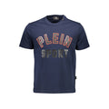Plein Sport Blue Cotton Men T-Shirt - BrandFit 88