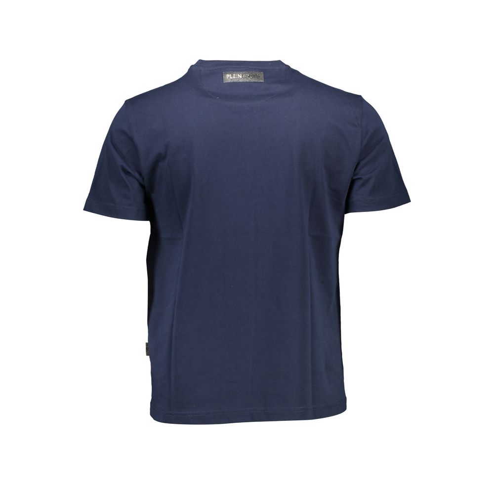 Plein Sport Blue Cotton Men T-Shirt - BrandFit 88