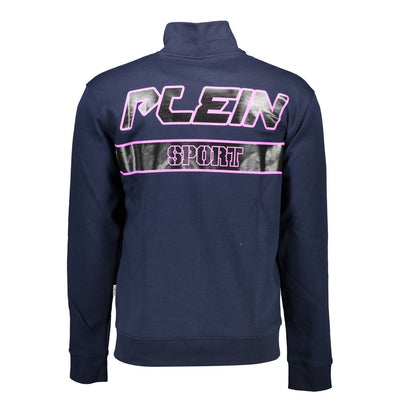 Plein Sport Blue Cotton Sweater