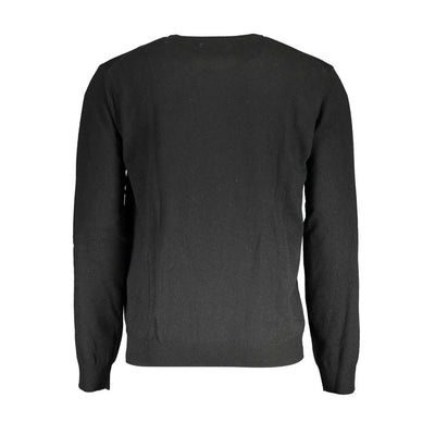 La Martina Black Wool Sweater