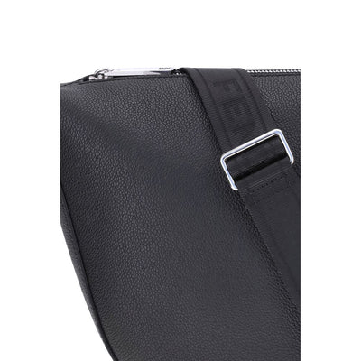 Fendi Black Calf Leather Bos Taurus Shoulder Bag