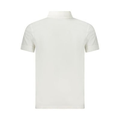 Hugo Boss White Cotton Polo Shirt