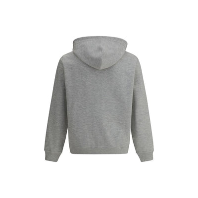 Brunello Cucinelli Gray Cotton Hoodie