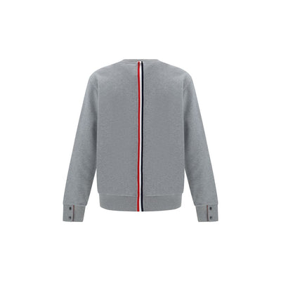 Thom Browne Gray Cotton Sweatshirt