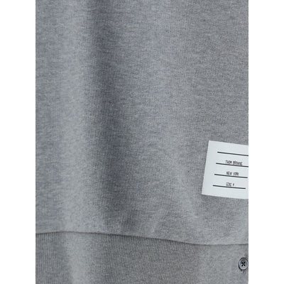 Thom Browne Gray Cotton Sweatshirt