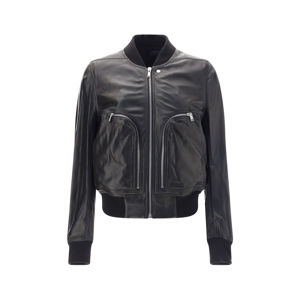 Rick Owens Bauhaus Flight Leather Jacket