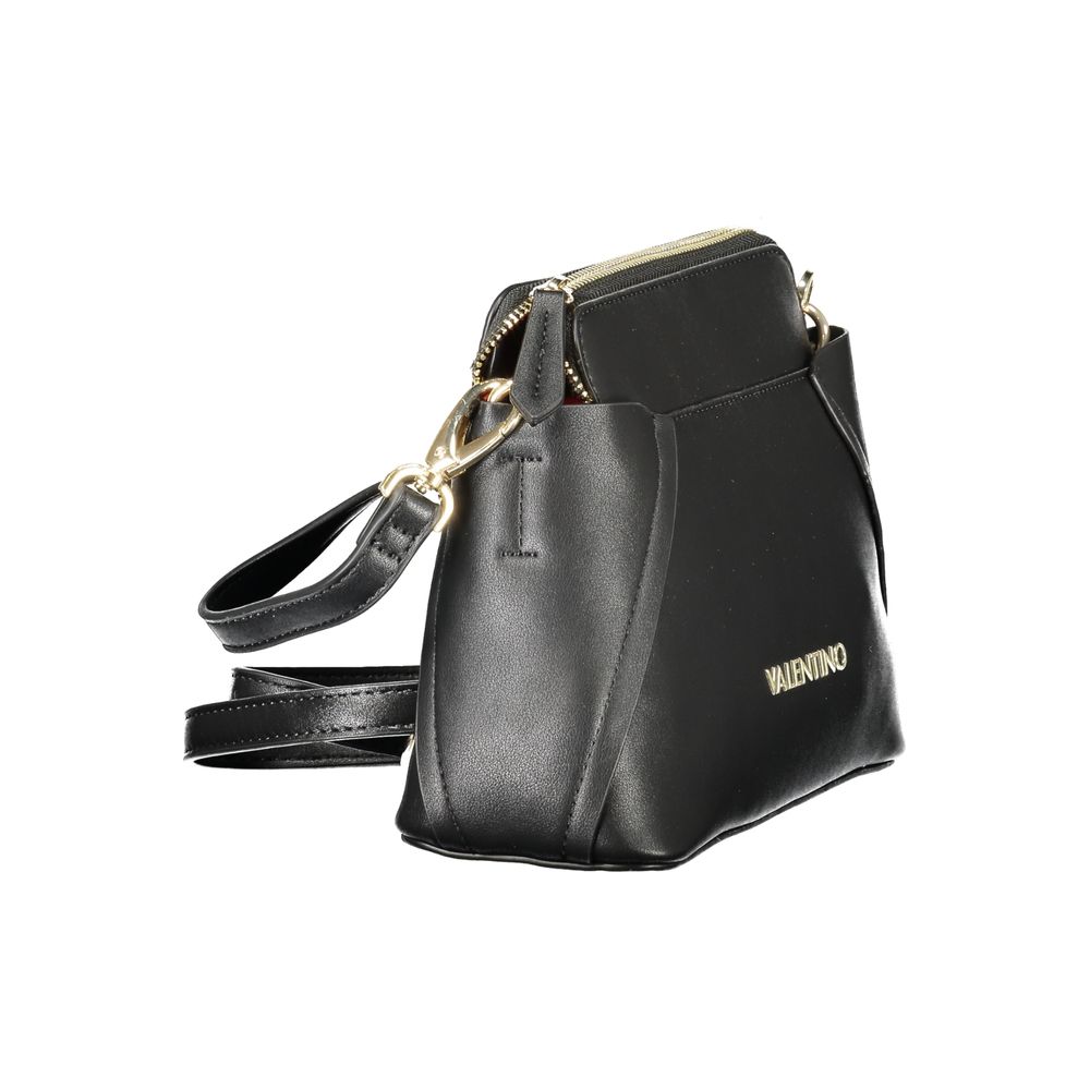 Mario Valentino Black Polyurethane Shoulder Bag - BrandFit 88