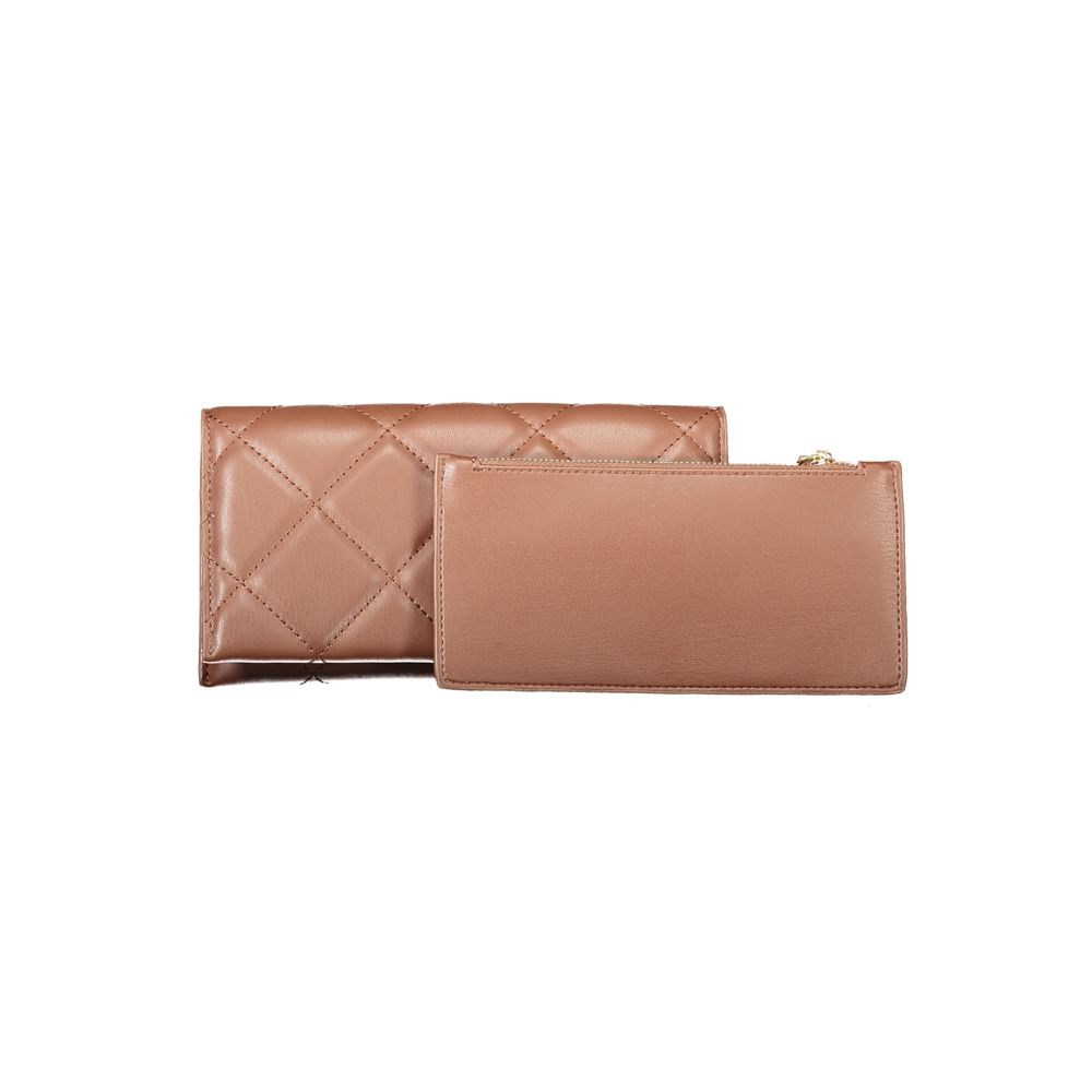 Mario Valentino Brown Polyethylene Women Wallet