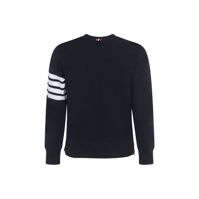 Thom Browne Blue Cotton Sweatshirt