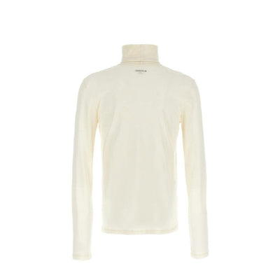 Jil Sander White Polyester Turtleneck