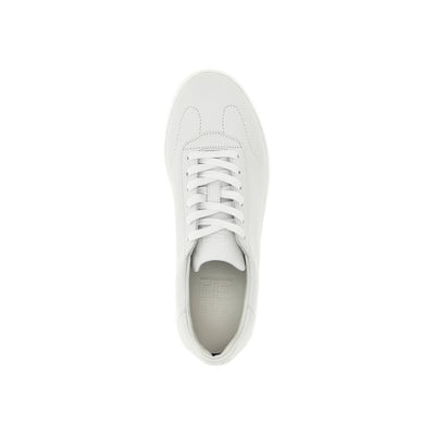 Givenchy White Calfskin Low Top Sneakers