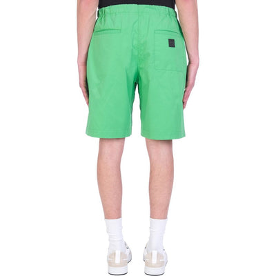Kenzo Green Cotton Shorts