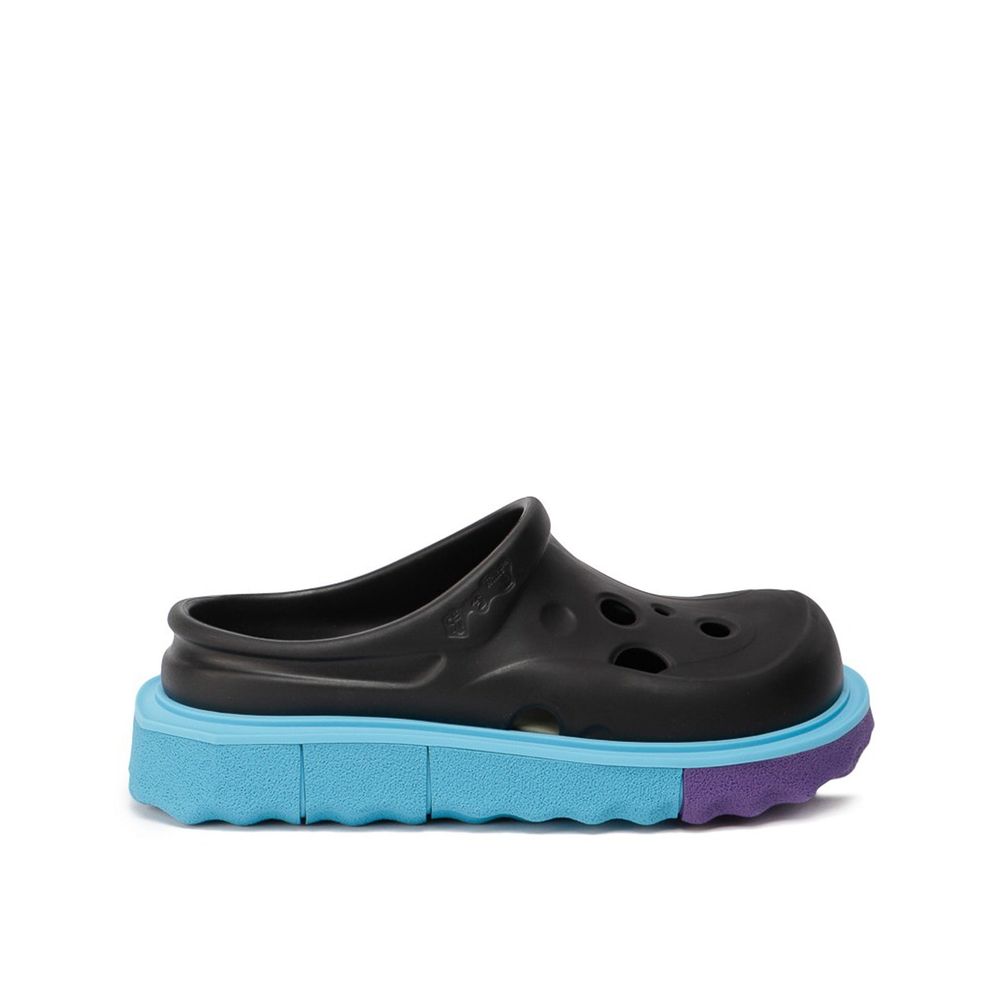 Off-White Black Rubber Slippers
