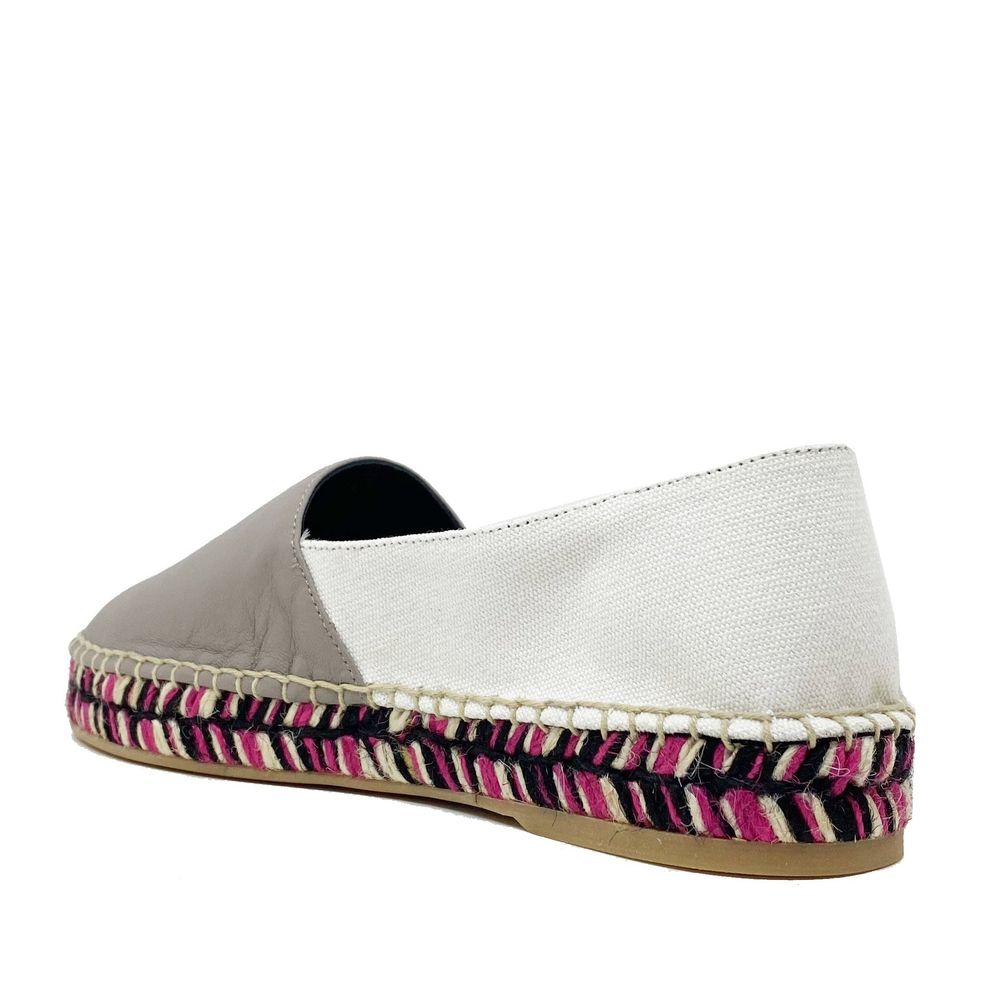 Off-White Beige Calfskin Espadrilles