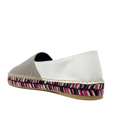 Off-White Beige Calfskin Espadrilles