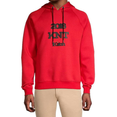KNT KITON Red Elastane Sweatshirt