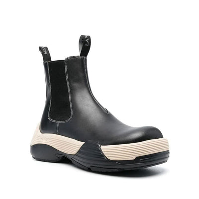 Lanvin Black Calfskin Chelsea Boots