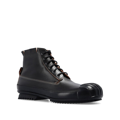 Maison Margiela Leather High-Top Sneakers