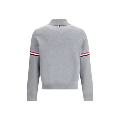 Thom Browne Gray Nylon Sweatshirt