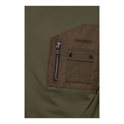 Balmain Green Cotton T-Shirt