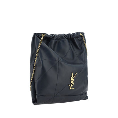 Saint Laurent Black Lamb Ovis Aries Aries Backet Bag