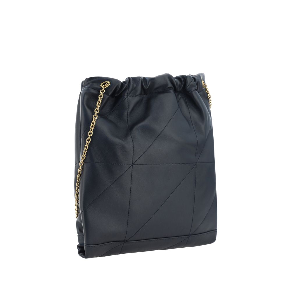 Saint Laurent Black Lamb Ovis Aries Shoulder Bag