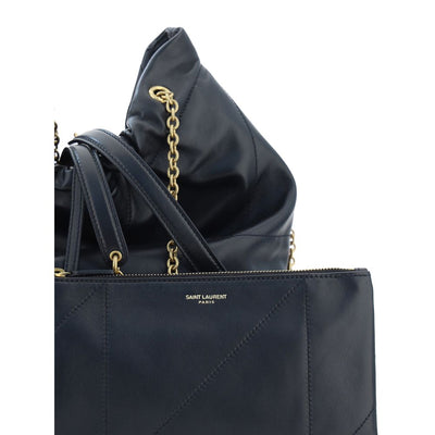 Saint Laurent Black Lamb Ovis Aries Aries Backet Bag