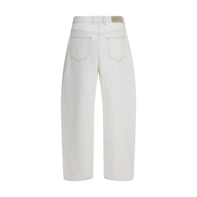 Givenchy White Cotton Jeans Denim