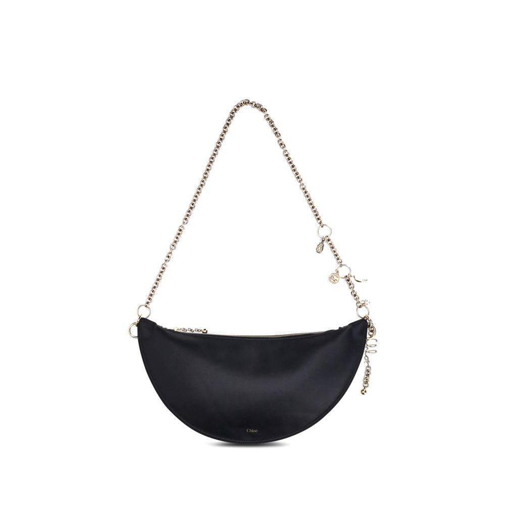 Chloé Black Calf Leather Bos Taurus Shoulder Bag