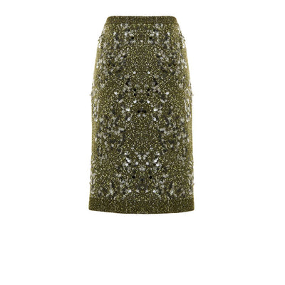 Gucci Green Viscose Skirt