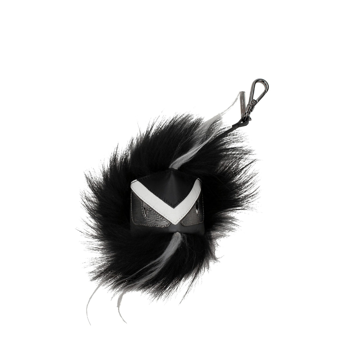 Fendi Black Leather Keychain - BrandFit 88