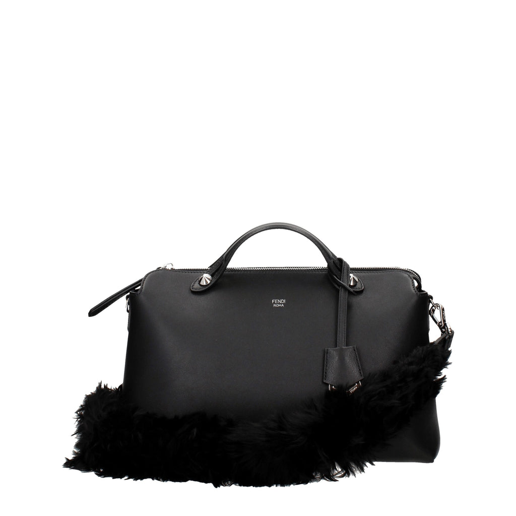 Fendi Black Leather Shoulder Bag - BrandFit 88