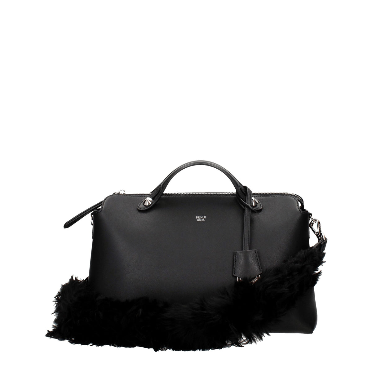 Fendi Black Leather Shoulder Bag - BrandFit 88