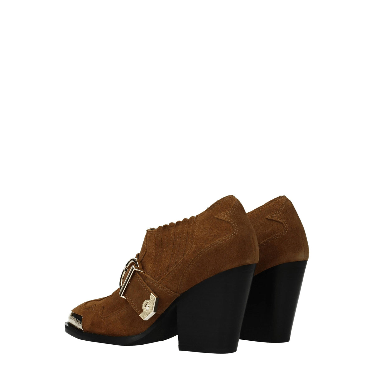 Versace Jeans Brown Leather Ankle Boots - BrandFit 88