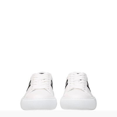 Versace White Leather Sneakers
