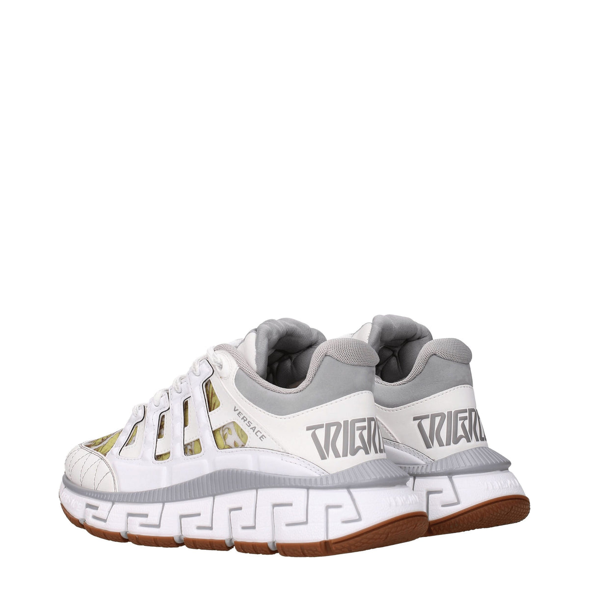 Versace White Leather Athletic Sneakers - BrandFit 88
