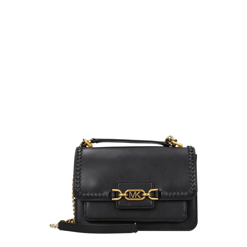 Michael Kors Black Leather Shoulder Bag