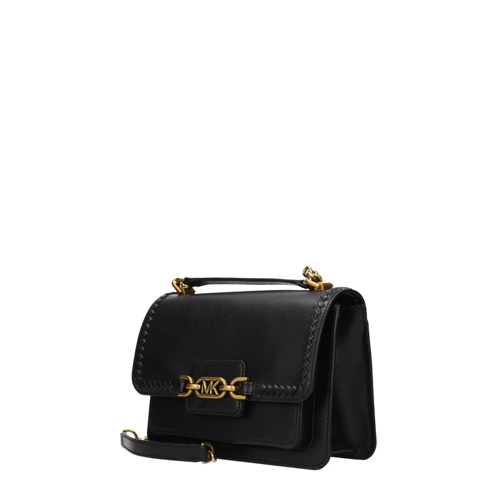 Michael Kors Black Leather Shoulder Bag