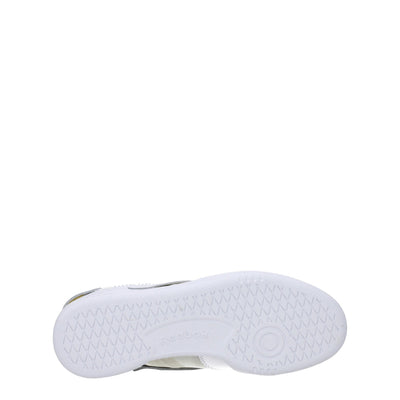 Maison Margiela White Fabric Low Tops