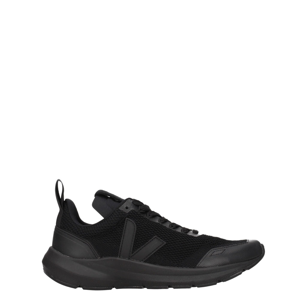 Veja Black Fabric Athletic Sneakers