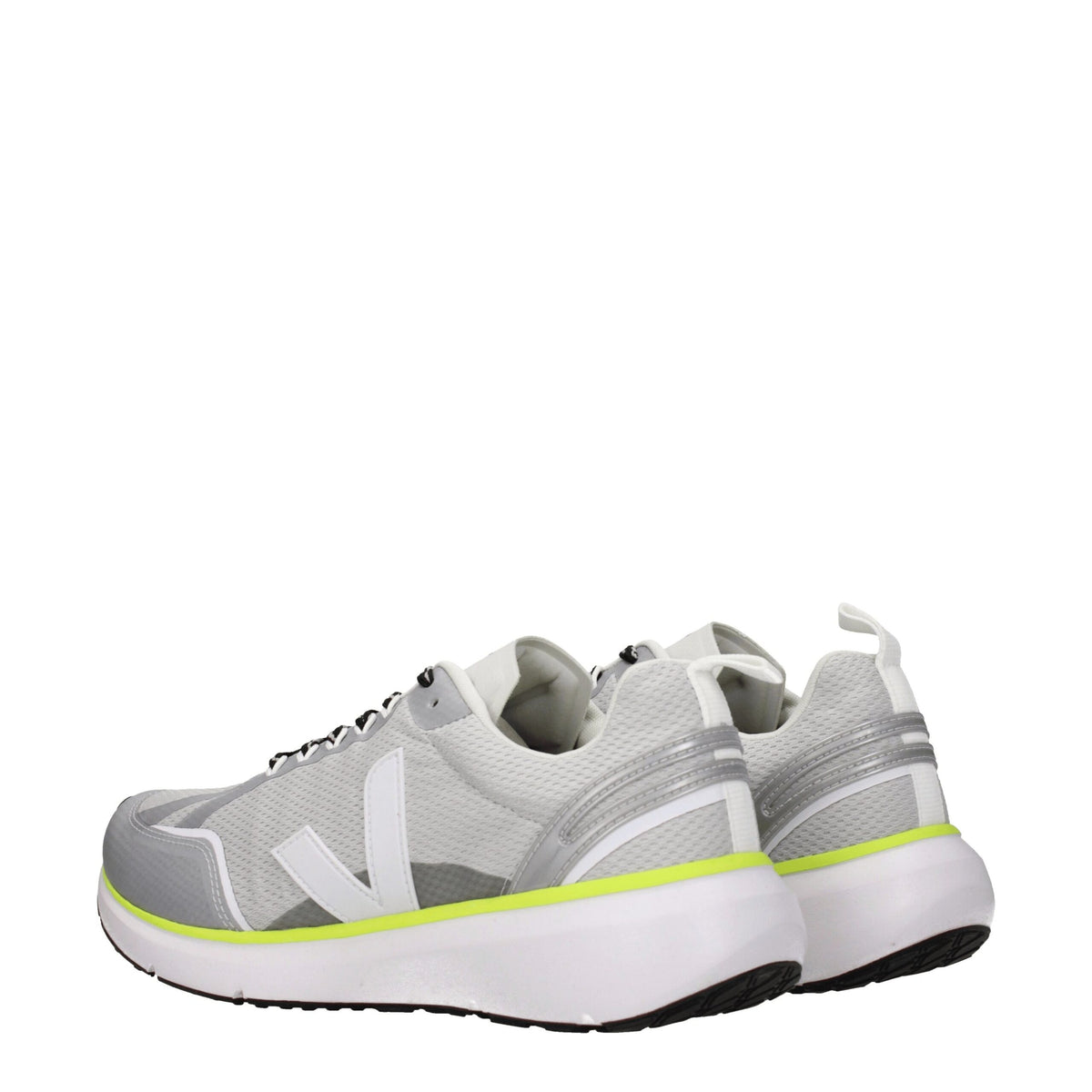 Veja Gray Fabric Athletic Sneakers