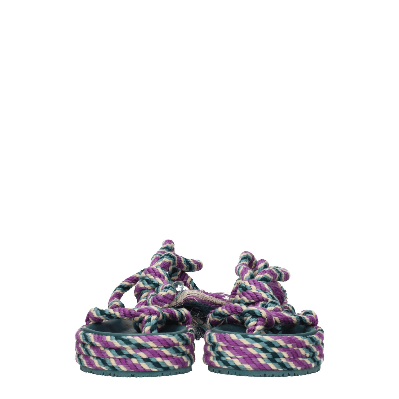 Isabel Marant Multicolor Fabric Flat Sandals