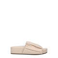 Jil Sander Pink Leather Slippers